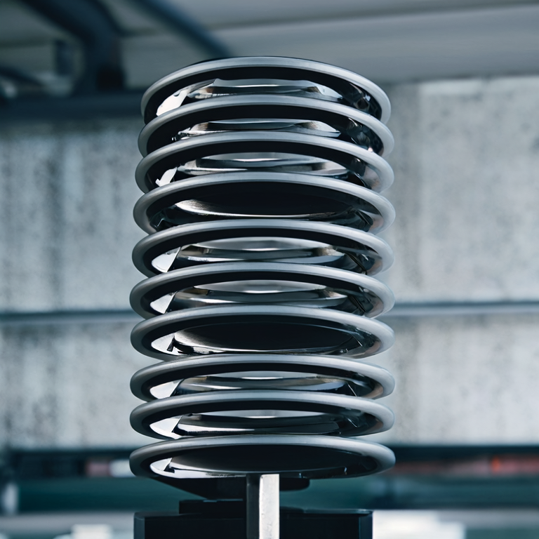 Industrial Vibrations Reduced with Multi-Disc Spring Stacks