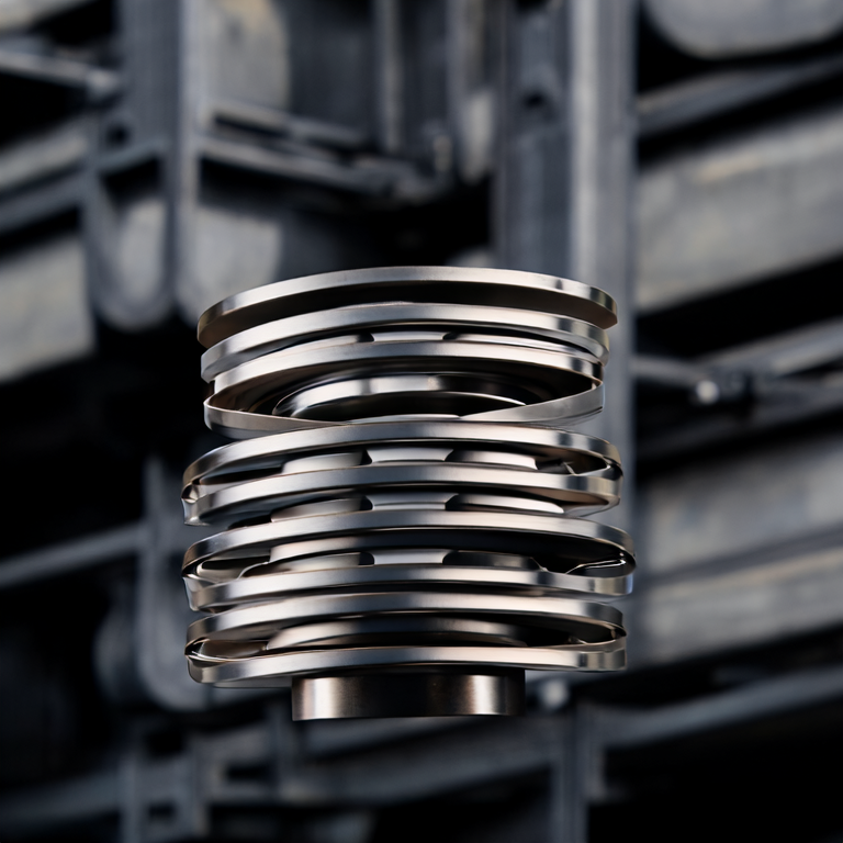 Mining Equipment Boosted by Stacked Disc Springs