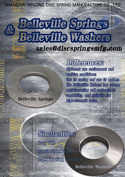 Belleville Springs and Belleville Washers